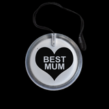 Flashing Circle Pendant Necklace - Best Mum