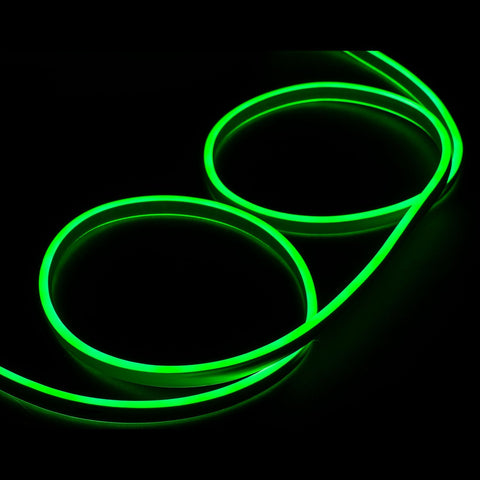 10m Non-Neon Flexi-Light - Green