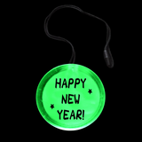 Flashing Circle Pendant Necklace - New Year