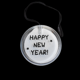 Flashing Circle Pendant Necklace - New Year
