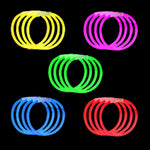8" Single Colour Glow Bracelet X 50