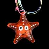 Flashing Starfish Necklace